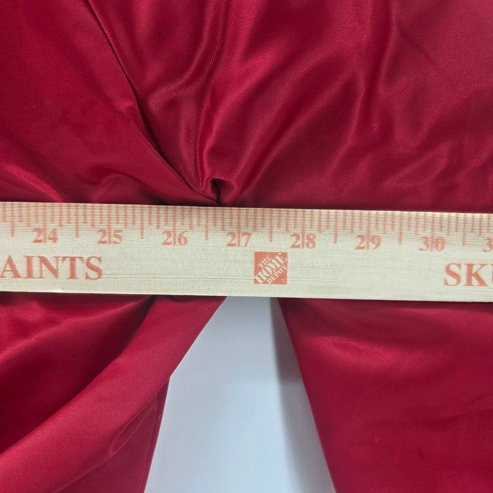 Chalk Line Red FMC Safety Excellence Winner 1989 Satin Bomber Jacket Mens XL
